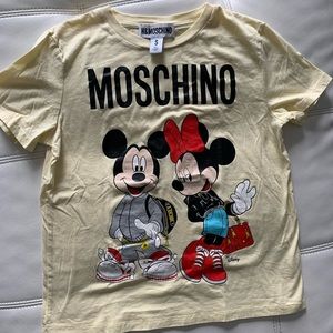 Moschino HM Mickey Minnie Mouse tee Shirt Small